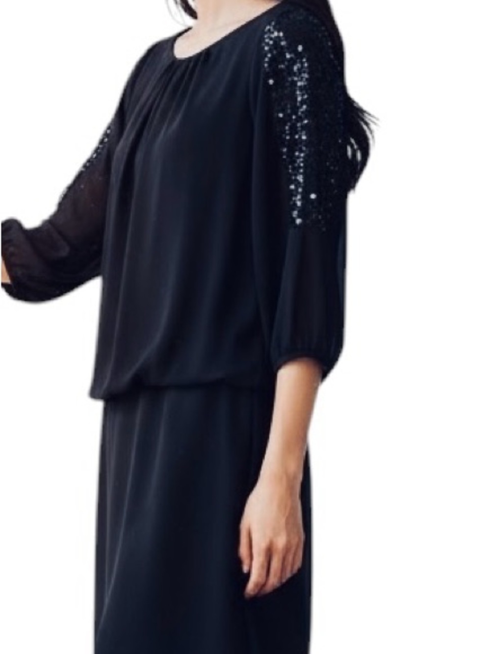 Scarlett Dress. Black.  Sz. 12. - Picture 9 of 9